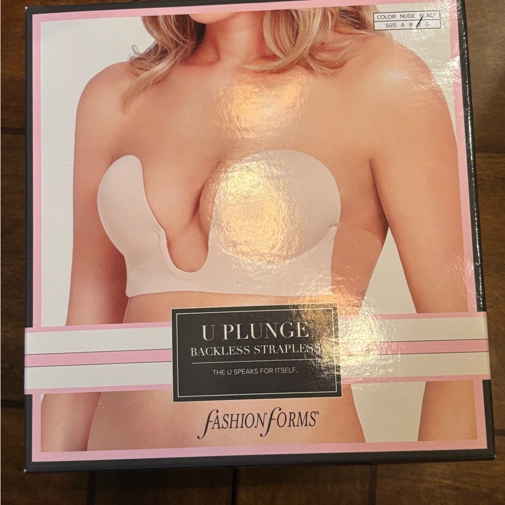 Fashion Forms U Plunge Backless Strapless Bra - Nude